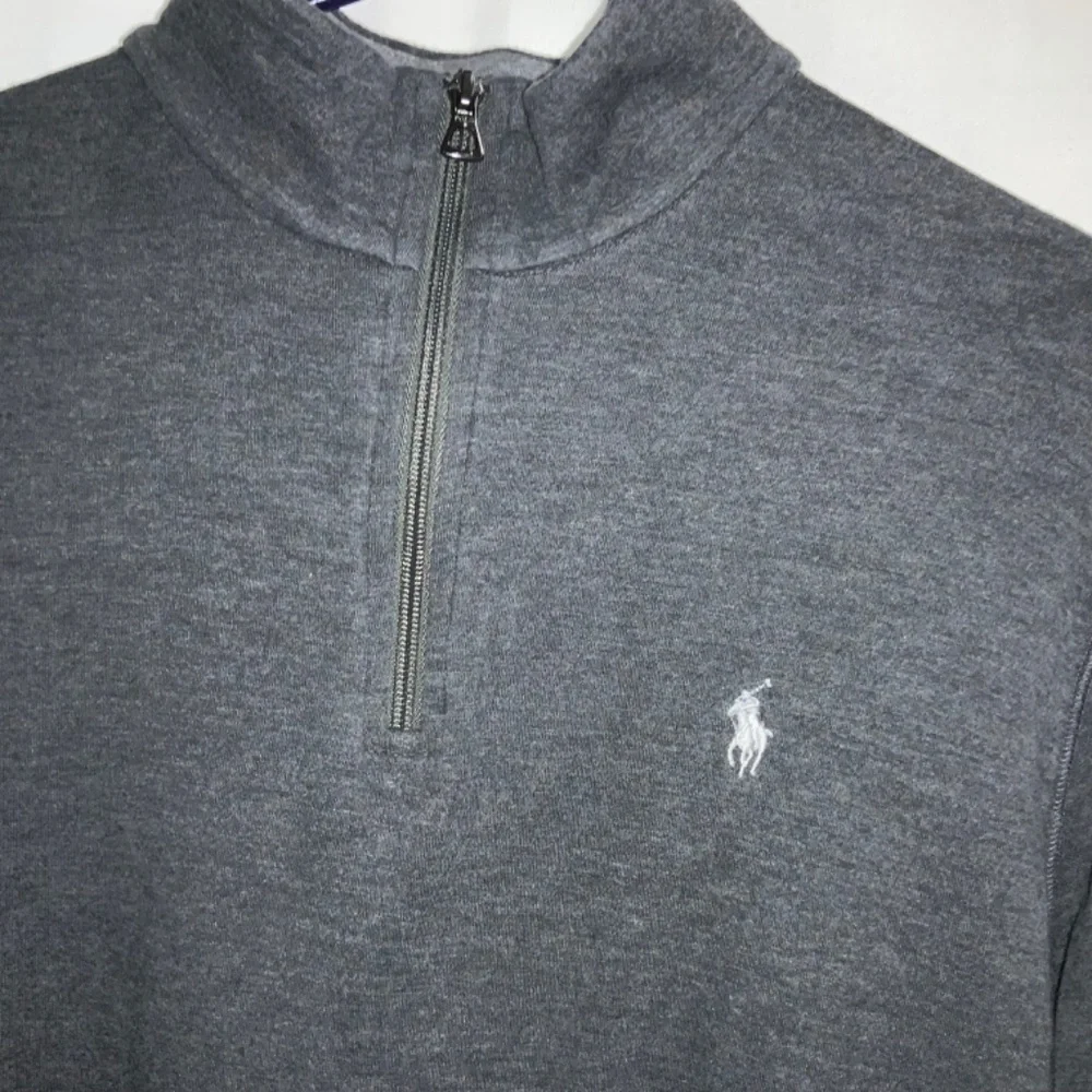 Polo Ralph Lauren 1/4 Zip pullover Size L Cotton Blend Mock neck